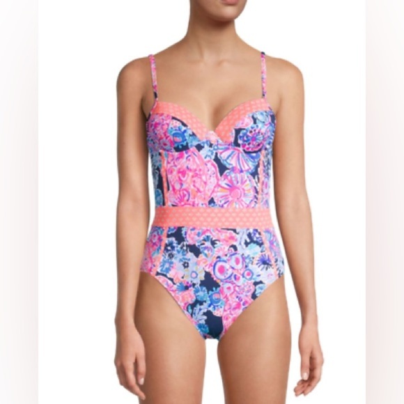 Lilly Pulitzer Other - Lilly Pulitzer Women's Palma Underwire One-Piece Swimsuit Size 10